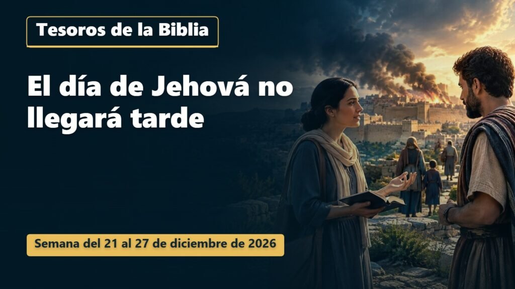 Tesoros de la Biblia para la semana del 21 al 27 de diciembre de 2026