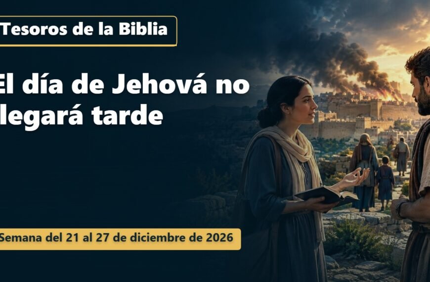 Tesoros de la Biblia para la semana del 21 al 27 de diciembre de 2026