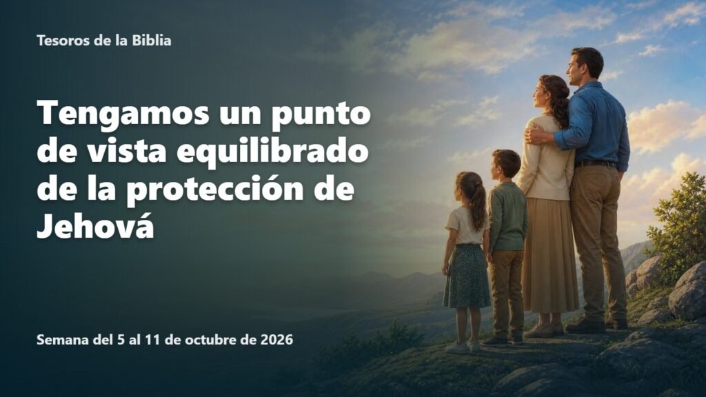 Tesoros de la Biblia para la semana del 5-11 de octubre de 2026