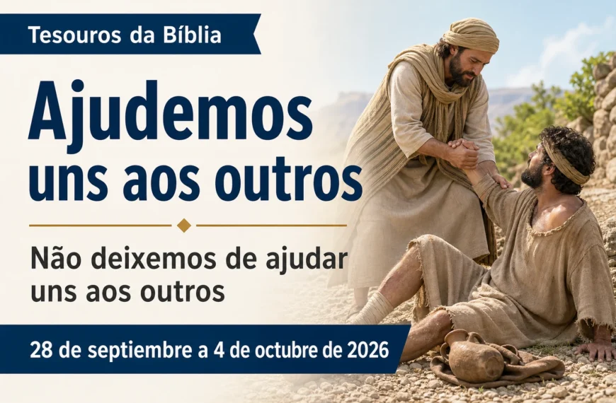 Tesouros da Palavra de Deus para a semana de 28 de setembro a 4 de outubro de 2026