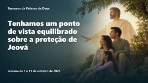 Tesouros da Palavra de Deus para a semana de 5 a 11 de outubro de 2026