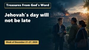 Treasures From God’s Word for the week of December 21-27, 2026