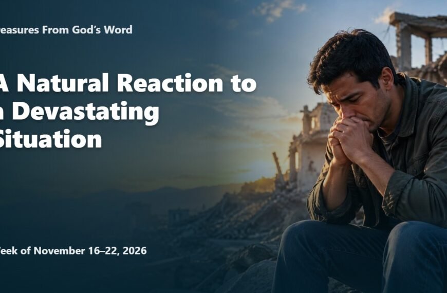 Treasures From God’s Word for the Week of November 16-22, 2026