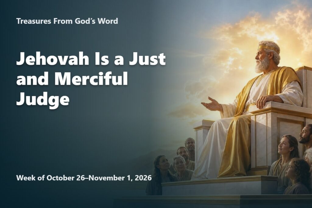 Treasures From God’s Word for the Week of October 26–November 1, 2026
