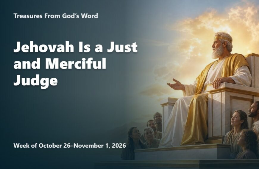 Treasures From God’s Word for the Week of October 26–November 1, 2026