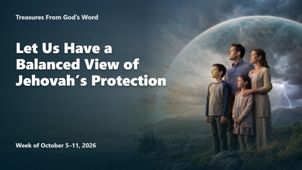 Treasures From God’s Word for the Week of October 5-11, 2026