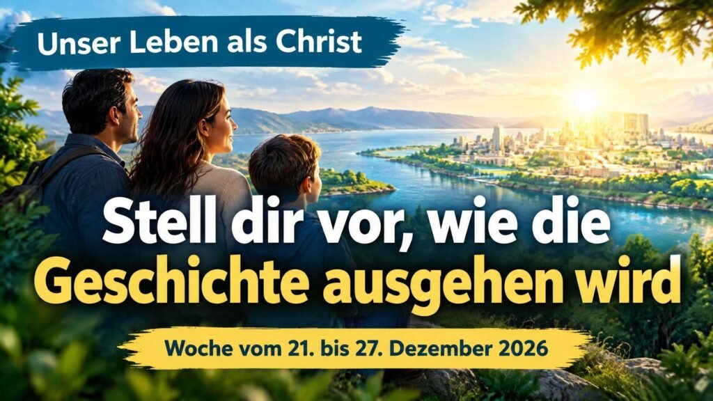 Unser Leben als Christ für die Woche vom 21. bis 27. Dezember 2026 Unser Leben als Christ für die Woche vom 21. bis 27. Dezember 2026