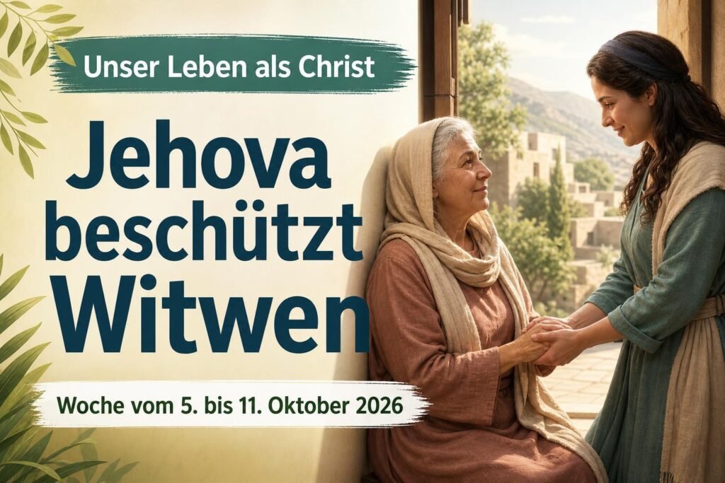 Unser Leben als Christ für die Woche vom 5. bis 11. Oktober 2026