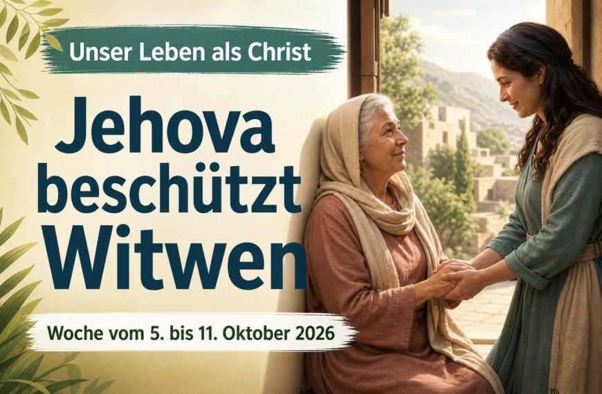 Unser Leben als Christ für die Woche vom 5. bis 11. Oktober 2026