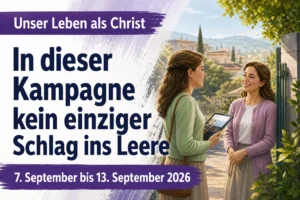 Unser Leben als Christ für die Woche vom 7. bis 13. September 2026