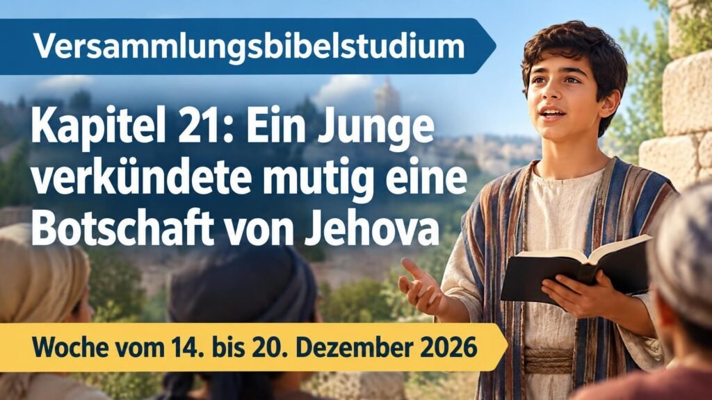 Versammlungsbibelstudium für die Woche vom 14. bis 20. Dezember 2026