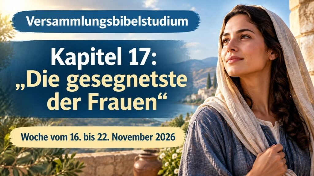 Versammlungsbibelstudium für die Woche vom 16. bis 22. November 2026