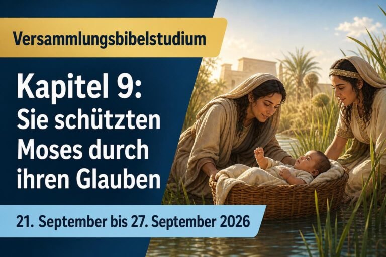 Versammlungsbibelstudium für die Woche vom 21. bis 27. September 2026