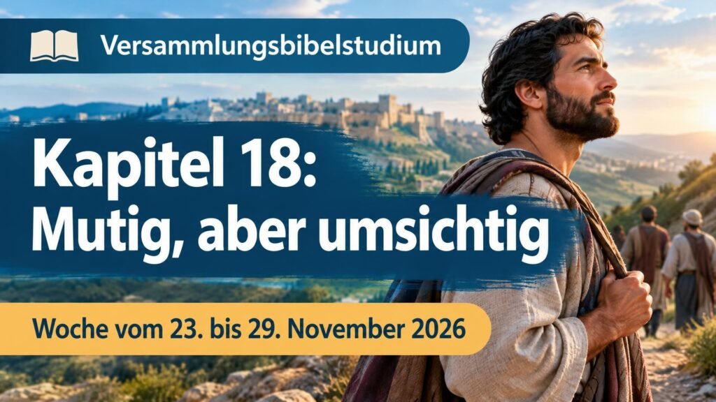 Versammlungsbibelstudium für die Woche vom 23. bis 29. November 2026