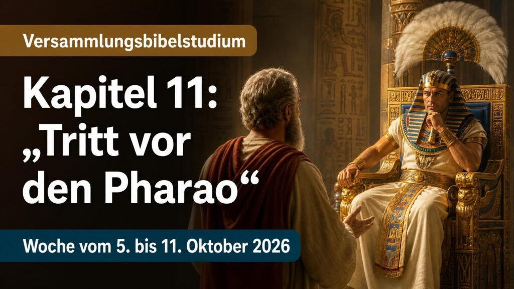 Versammlungsbibelstudium für die Woche vom 5. bis 11. Oktober 2026