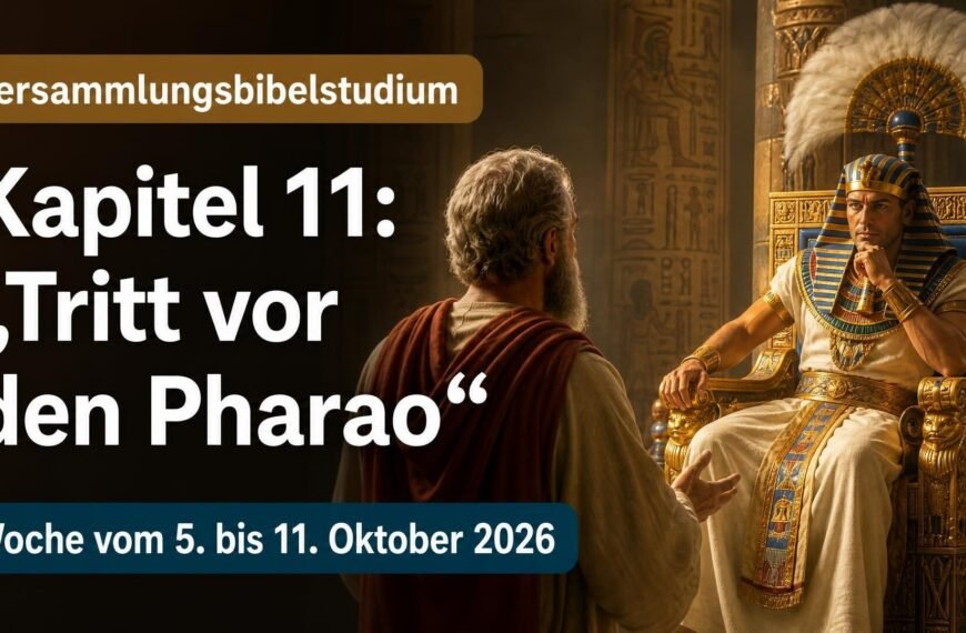 Versammlungsbibelstudium für die Woche vom 5. bis 11. Oktober 2026