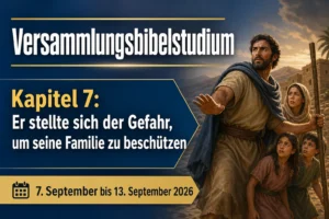 Versammlungsbibelstudium für die Woche vom 7. bis 13. September 2026