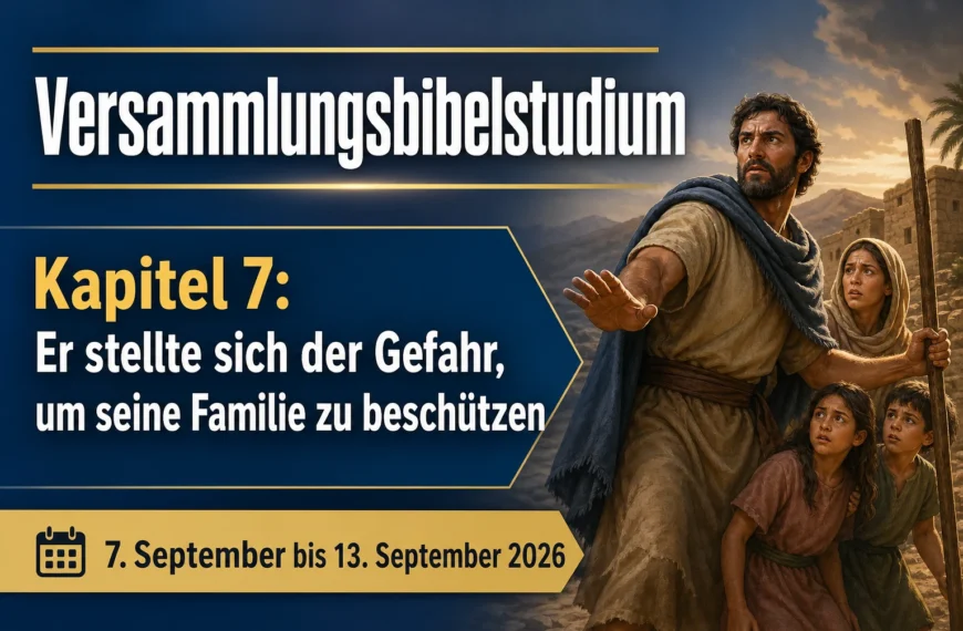 Versammlungsbibelstudium für die Woche vom 7. bis 13. September 2026