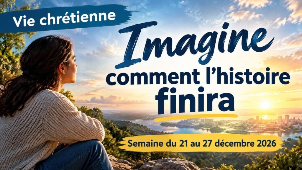 Vie chrétienne pour la semaine du 21 au 27 décembre 2026