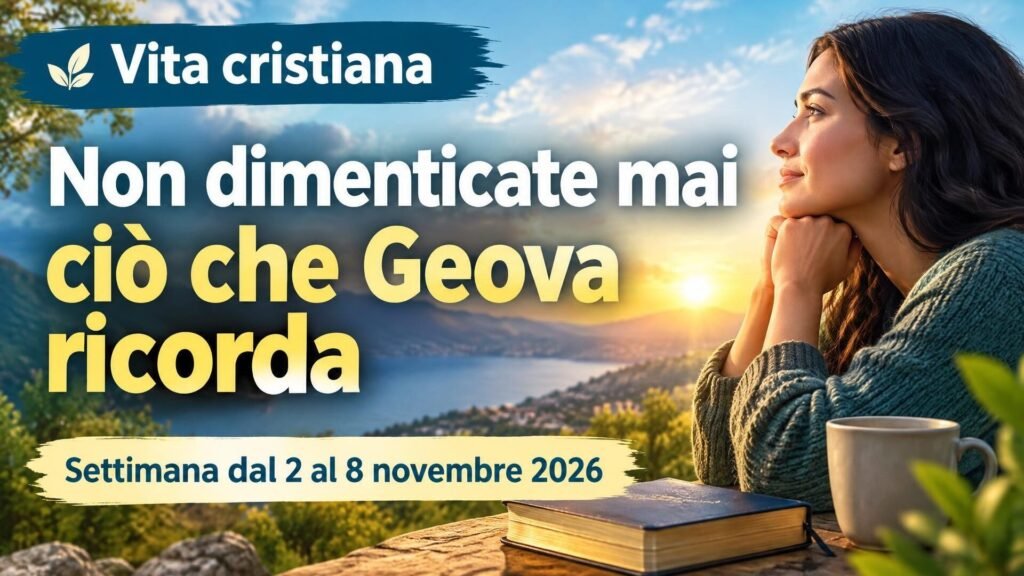 Vita cristiana per la settimana dal 2 al 8 novembre 2026 Vita cristiana per la settimana dal 2 al 8 novembre 2026