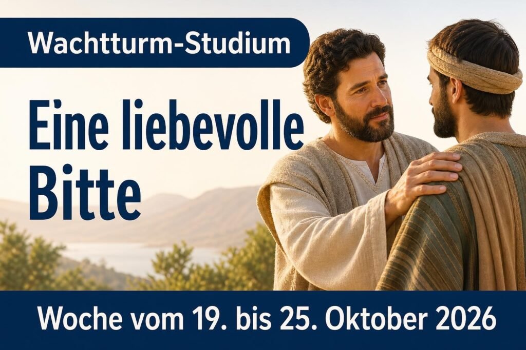 Wachtturm-Studium für die Woche vom 19. bis 25. Oktober 2026