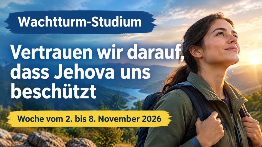 Wachtturm-Studium für die Woche vom 2. bis 8. November 2026 Wachtturm-Studium für die Woche vom 2. bis 8. November 2026