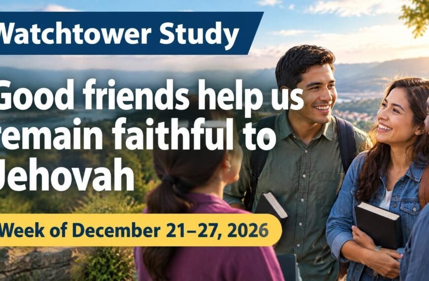 Watchtower Study for the week of December 21-27, 2026