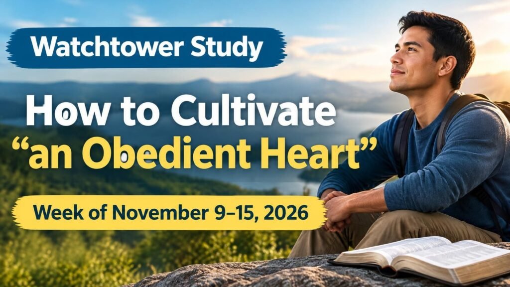 Watchtower Study for the Week of November 9-15, 2026