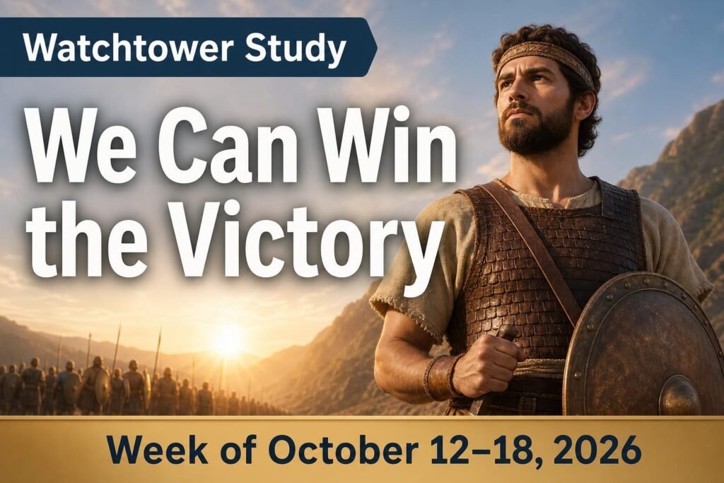 Watchtower Study for the Week of October 12-18, 2026 Watchtower Study for the Week of October 12-18, 2026
