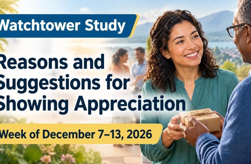 Watchtower Study for the Week of December 7-13, 2026