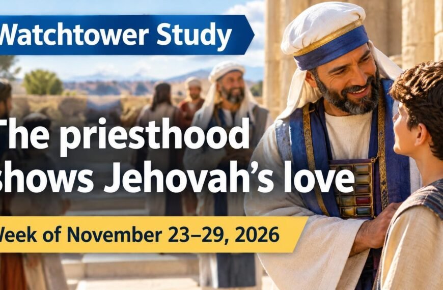 Watchtower Study for the Week of November 23-29, 2026