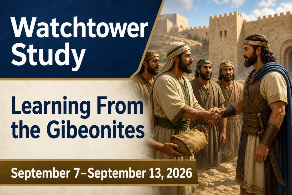 Watchtower Study for the Week of September 7-13, 2026
