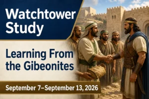 Watchtower Study for the Week of September 7-13, 2026