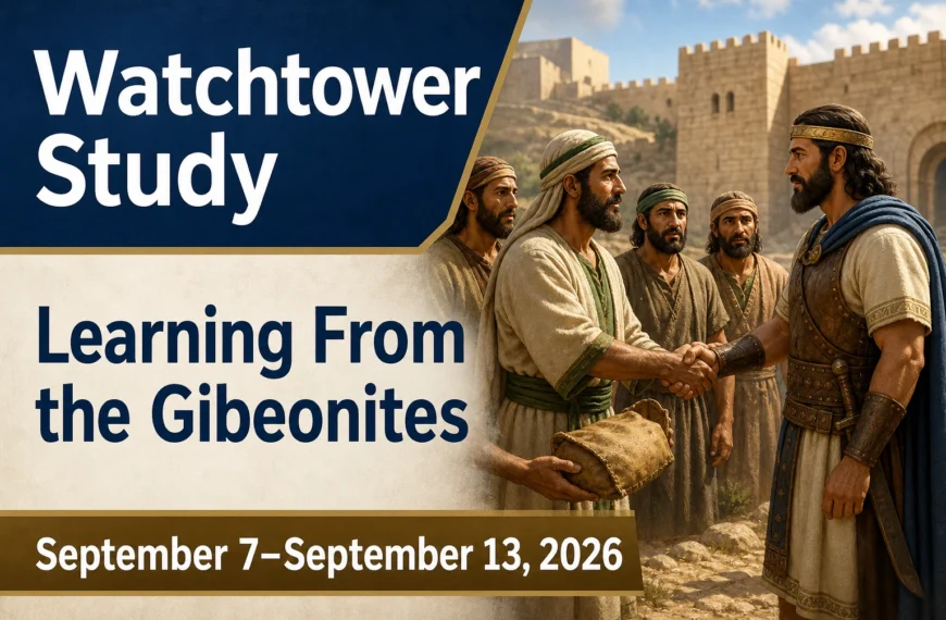 Watchtower Study for the Week of September 7-13, 2026