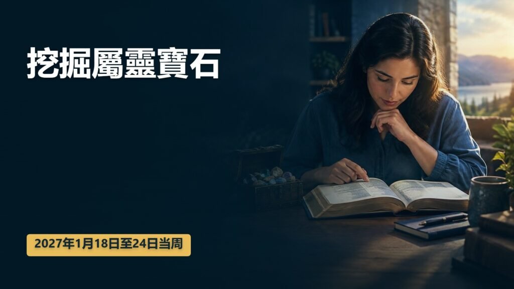 1月18日至24日這一周的挖掘屬靈寶石