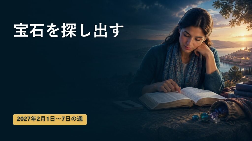 2027年2月1日から7日の週の宝石を探し出す