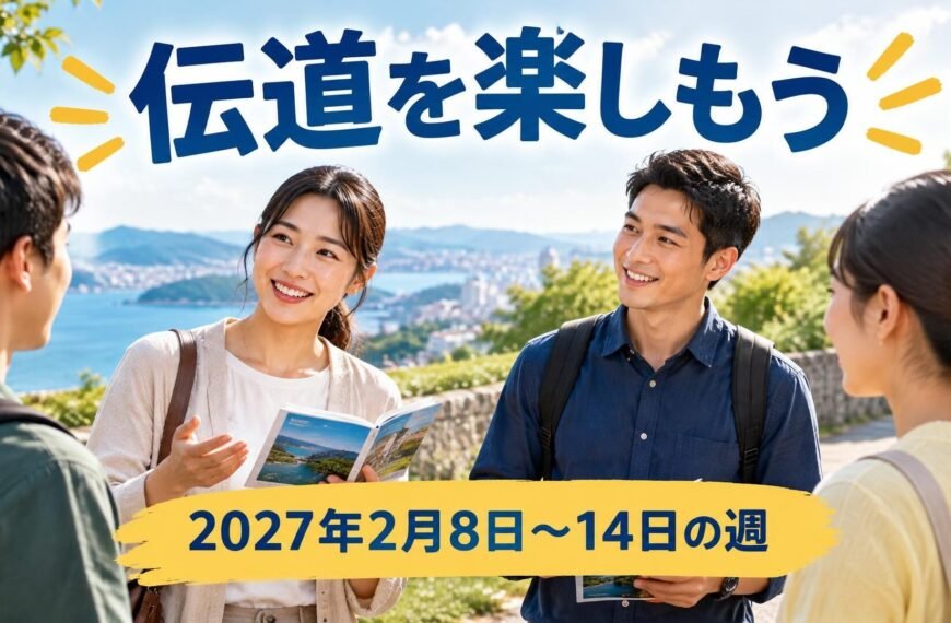 2027年2月8日から14日の週の「伝道を楽しもう」