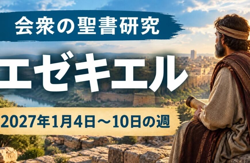 2027年1月4日から10日までの週の会衆の聖書研究