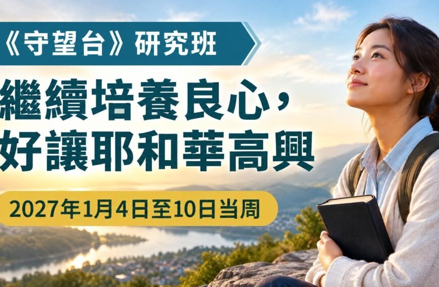 耶和華見證人聚會評論 2027年1月4日至10日的《守望台》研究