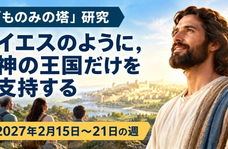 2027年2月15日から21日の週の「ものみの塔」研究