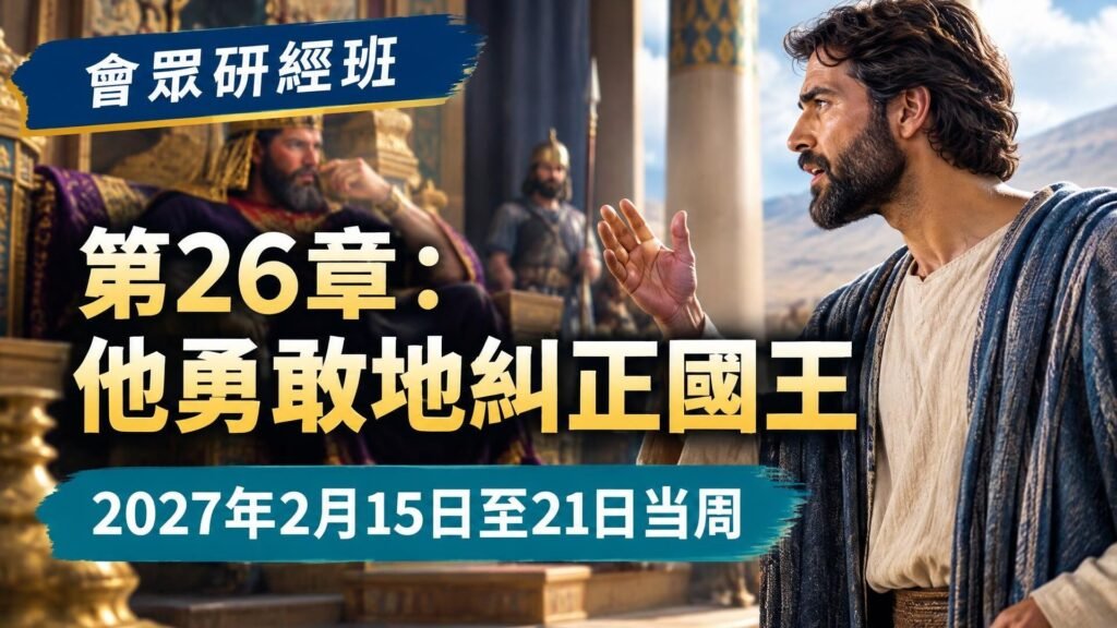 2027年2月15日至21日一週的會眾聖經研究