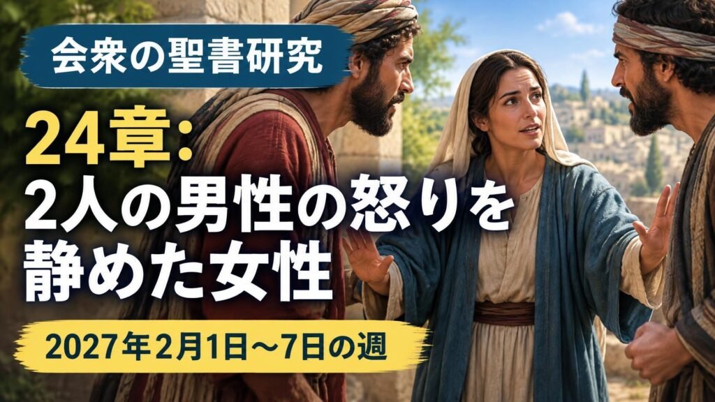 2027年2月1日から7日の週の会衆の聖書研究