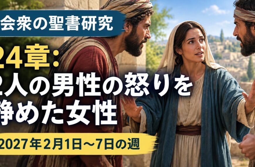 2027年2月1日から7日の週の会衆の聖書研究