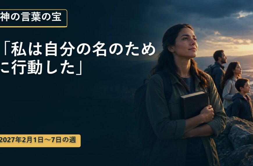 2027年2月1日から7日までの神の言葉の宝