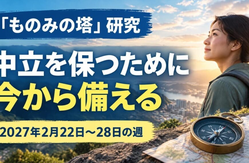 2027年2月22日から28日のものみの塔研究