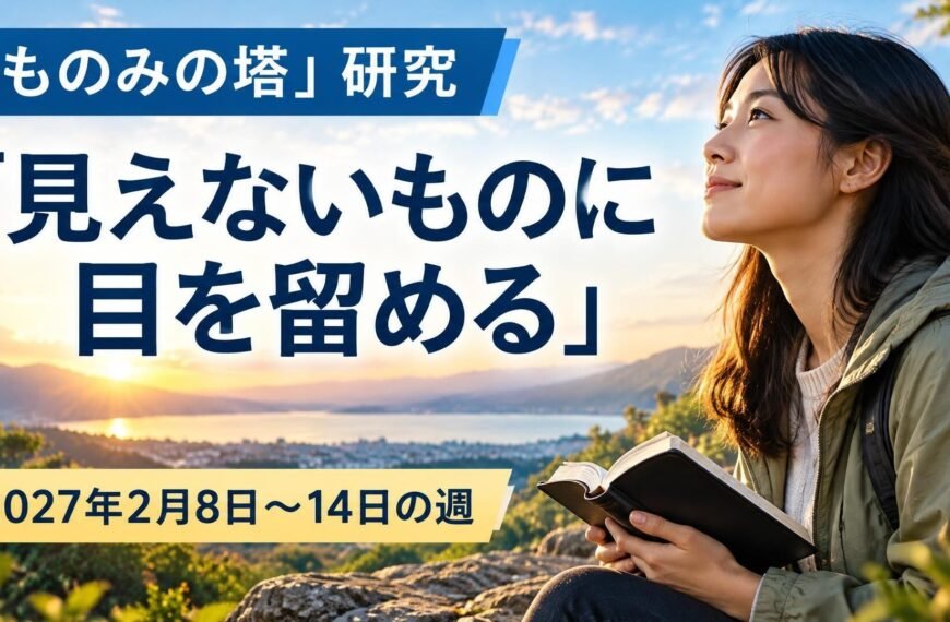 2027年2月8日から14日の「ものみの塔」研究