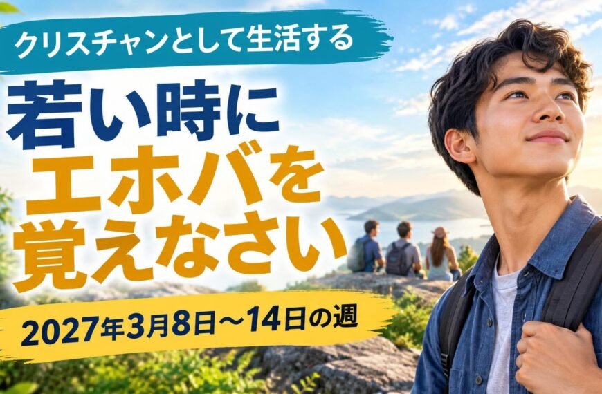 2027年3月8日から14日の週の「クリスチャンとして生活する」