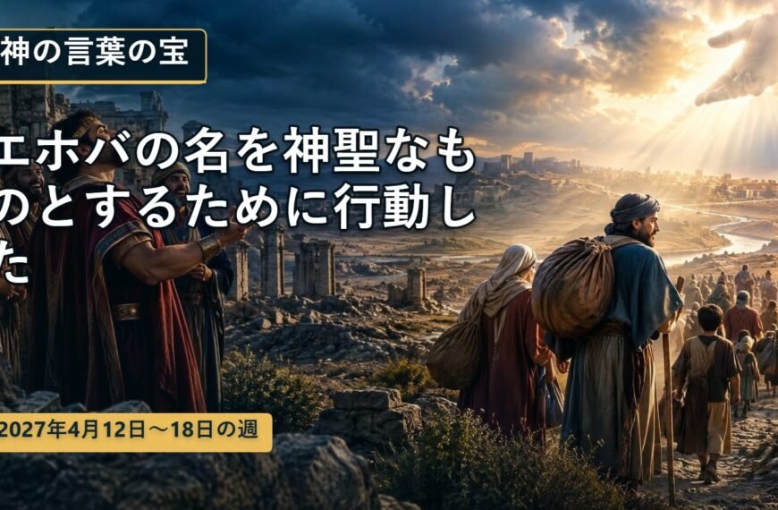 2027年4月12日から18日までの週の神の言葉の宝
