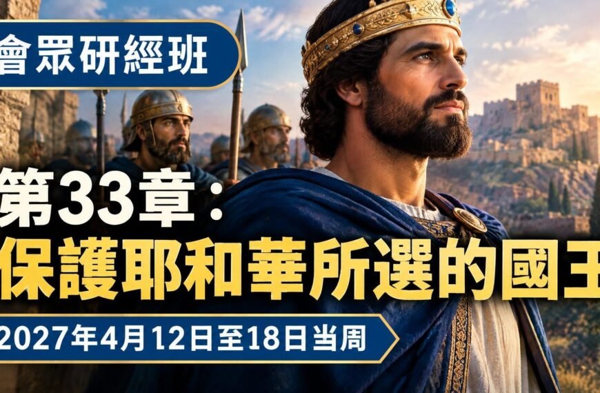 2027年4月12日至18日的會眾聖經研究