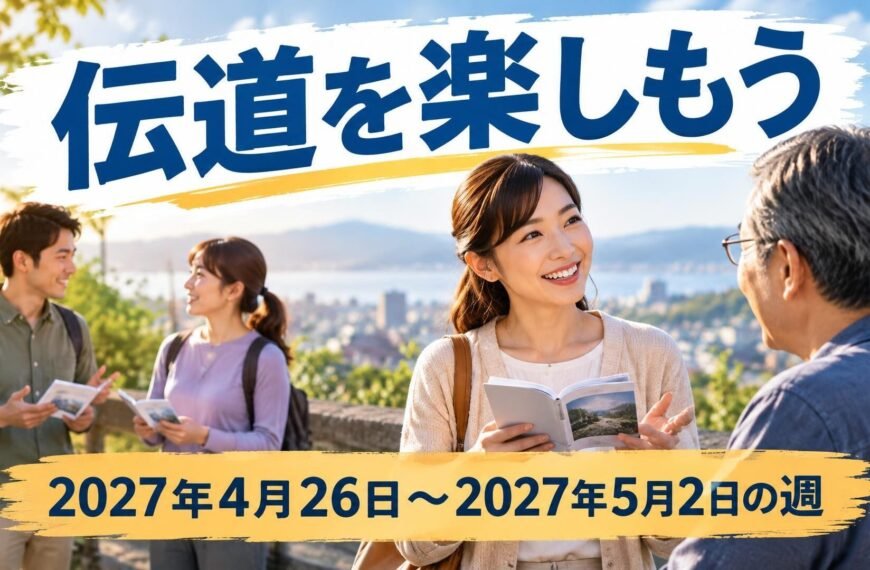 2027年4月26日から5月2日の週の「伝道を楽しもう」